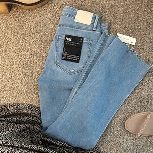 PAIGE Sky Blue Ankle Jeans